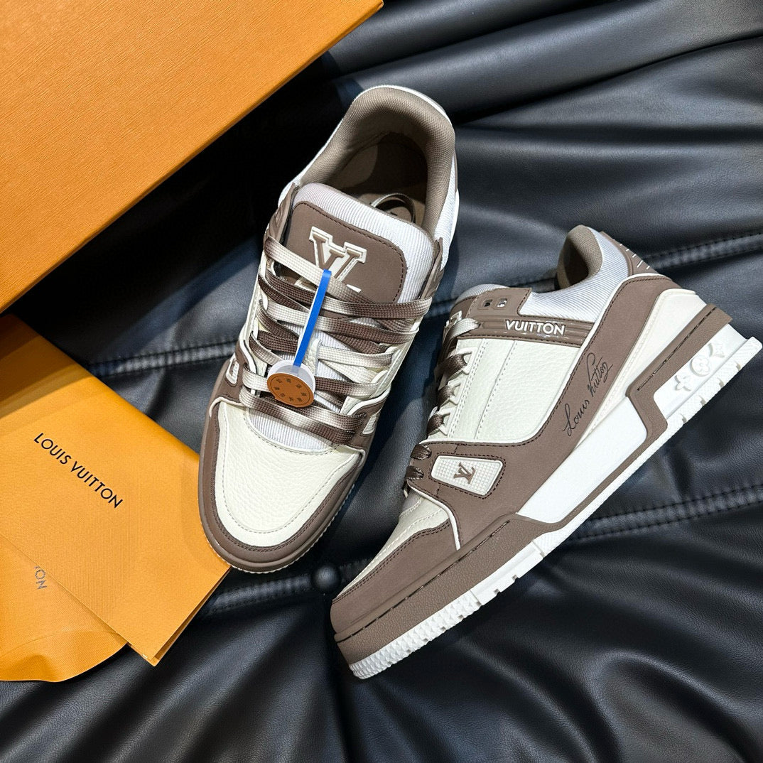 Louis Vuitton Shoes- Louis Vuitton Lou Trainers Premium Designer Casual Shoes