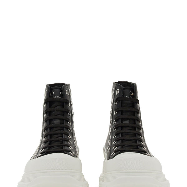 Alexander McQueen Shoes? Alexander Mcqueen Men Joey Sneaker With Eyelets Comfortable Everyday Designer Shoes