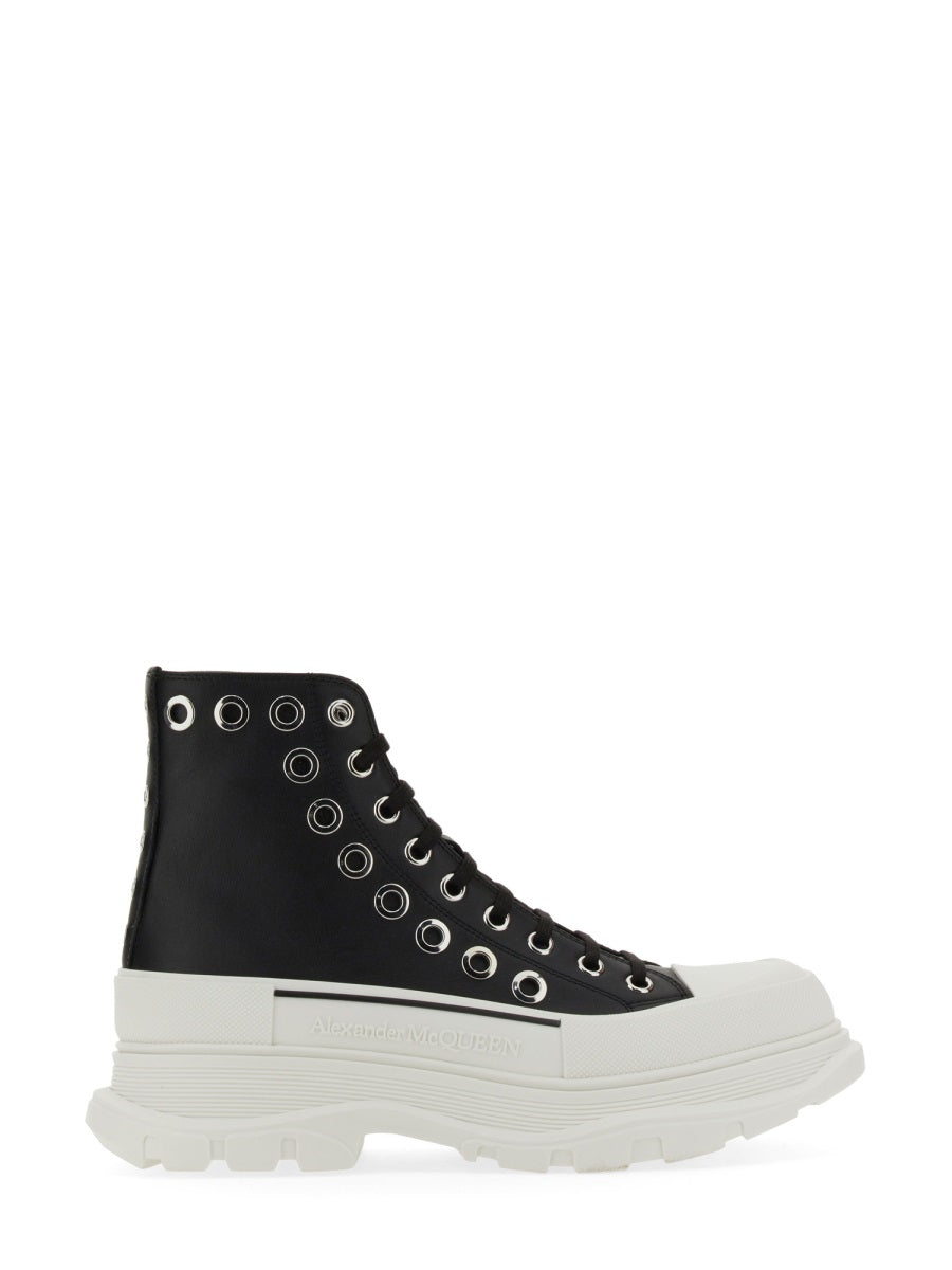 Alexander McQueen Shoes? Alexander Mcqueen Men Joey Sneaker With Eyelets Comfortable Everyday Designer Shoes