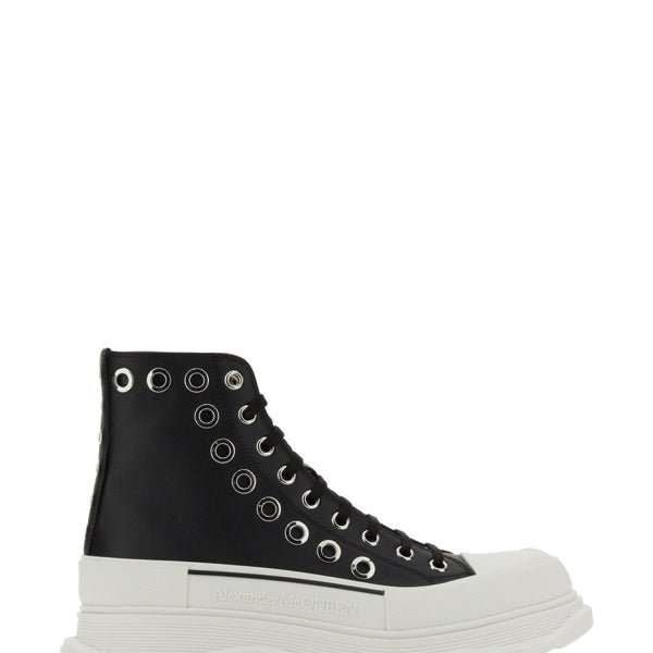 Alexander McQueen Shoes? Alexander Mcqueen Men Joey Sneaker With Eyelets Comfortable Everyday Designer Shoes