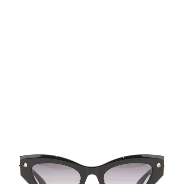 Alexander McQueen Sunglasses? Alexander Mcqueen Women Cat-Eye Sunglasses Spike Studs Luxury Designer UV Sunglasses