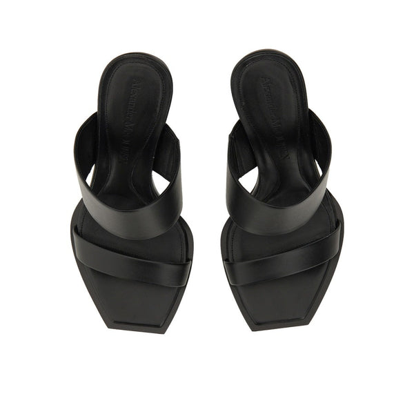 Alexander McQueen premium sandals detail and craftsmanship close-up