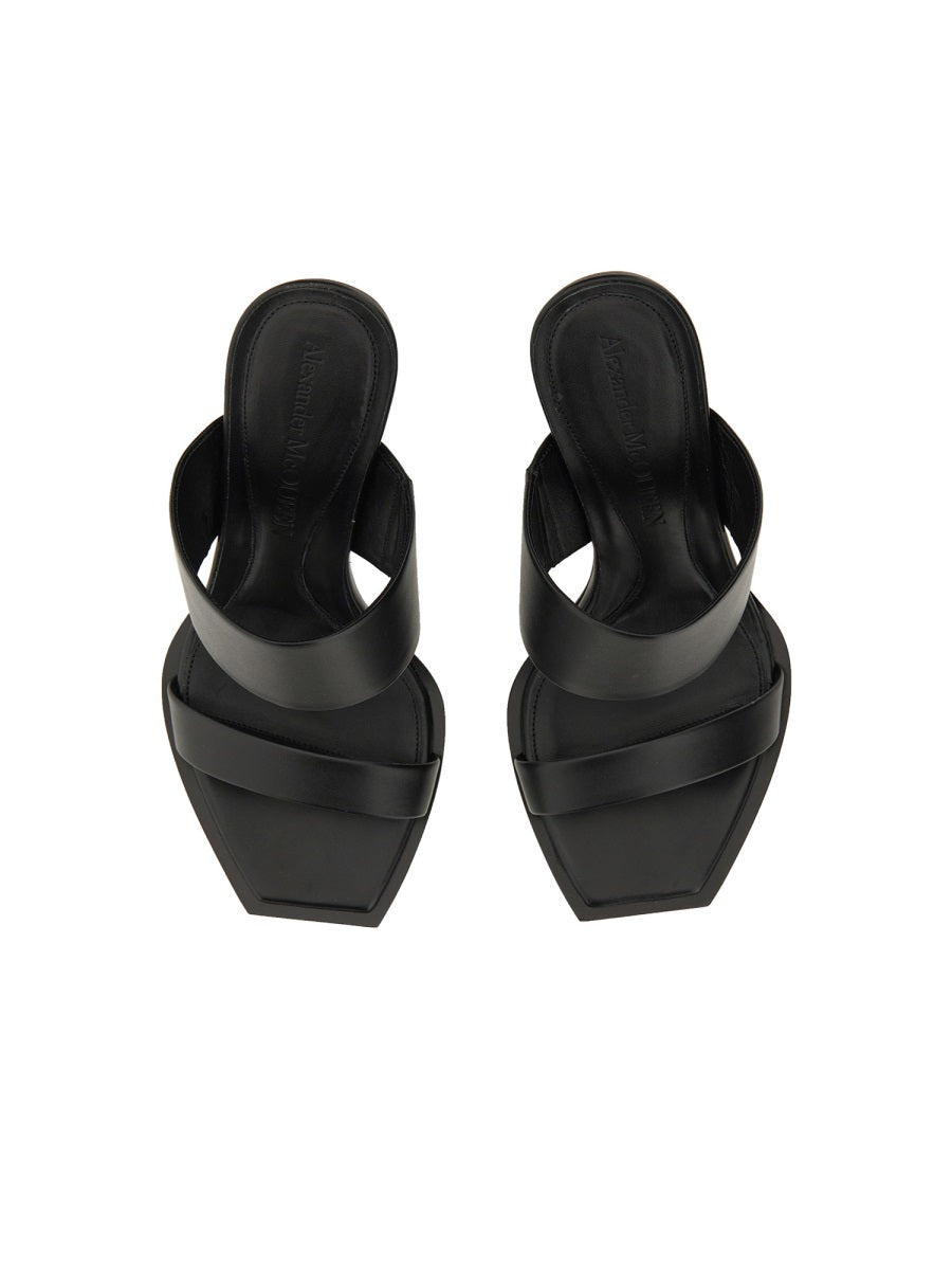 Alexander McQueen Shoes? Alexander Mcqueen Women Leather Sandal Comfortable Everyday Designer Shoes