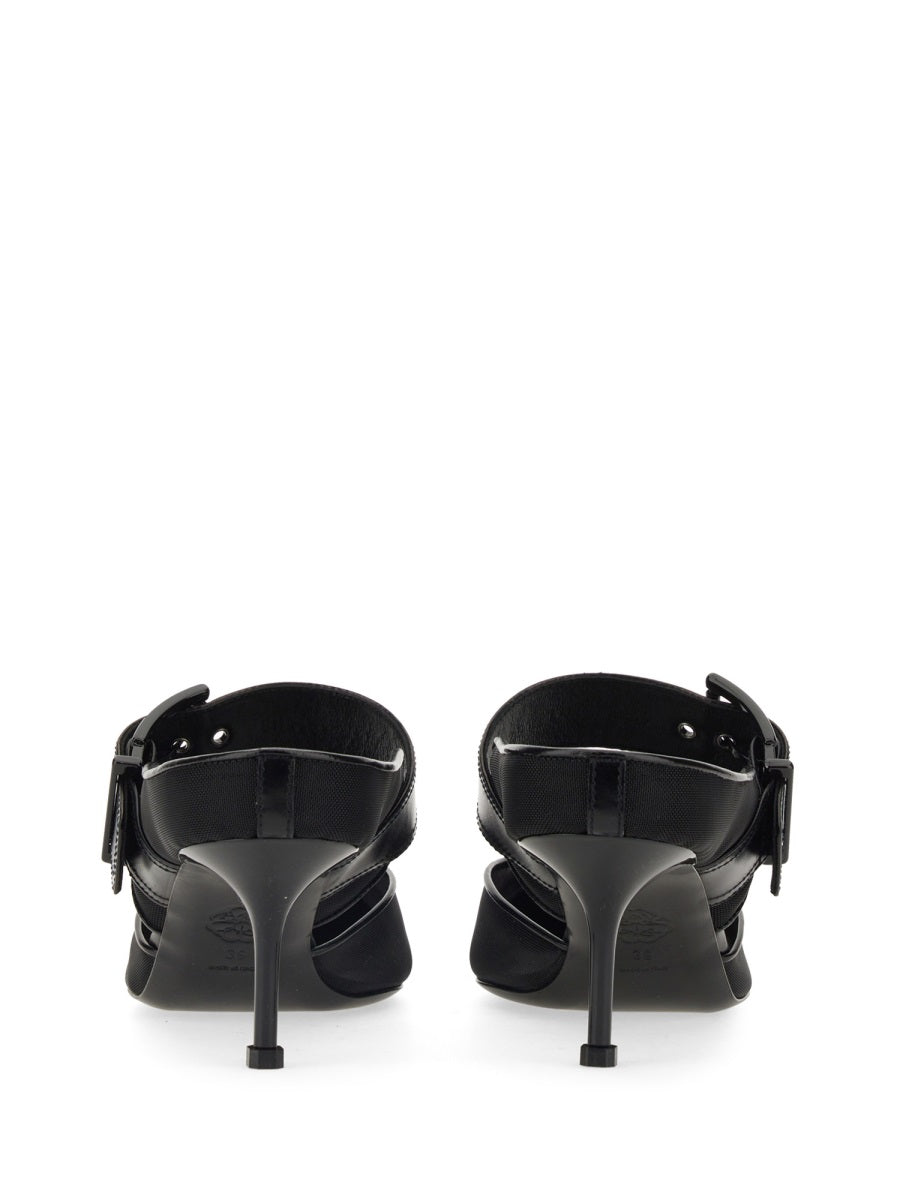 Alexander McQueen sandals lifestyle shot premium designer piece