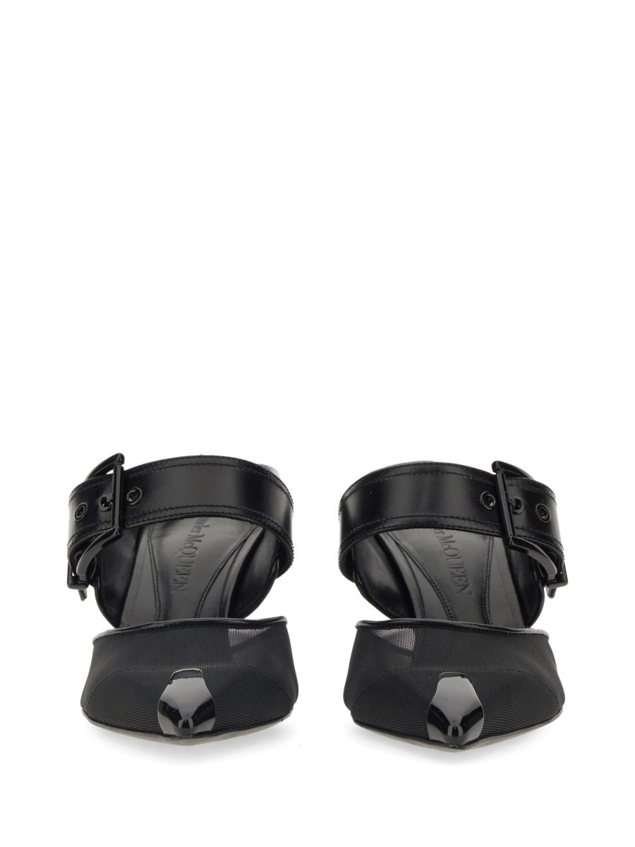 Alexander McQueen sandals luxury designer piece front view
