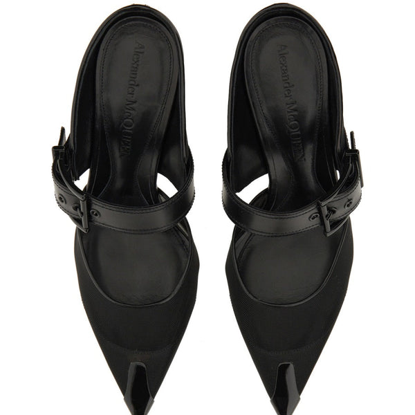 Alexander McQueen Shoes? Alexander Mcqueen Women Punk Sandal With Buckle Luxury Lifestyle Designer Footwear