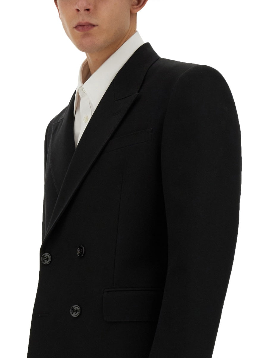 Alexander McQueen Jackets? Alexander Mcqueen Men Double-Breasted Jacket Stylish Everyday Designer Outerwear