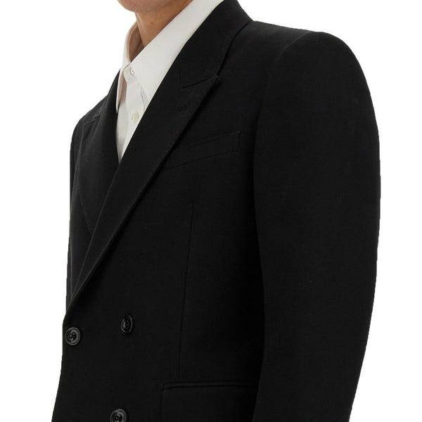 Alexander McQueen Jackets? Alexander Mcqueen Men Double-Breasted Jacket Stylish Everyday Designer Outerwear