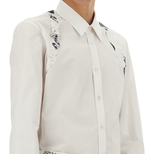 Alexander McQueen Tops? Alexander Mcqueen Men Fold Harness Shirt Premium Designer Casual Top