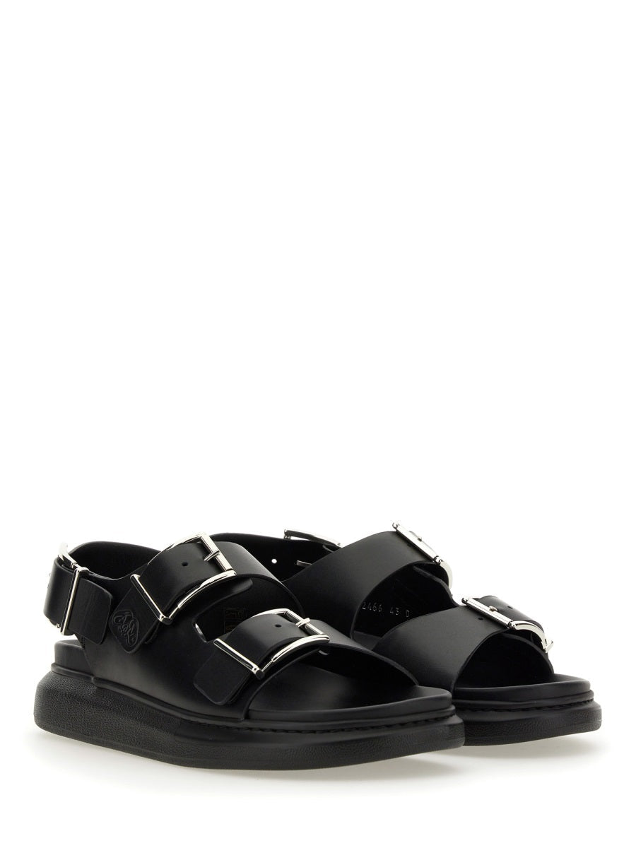 Alexander McQueen Shoes? Alexander Mcqueen Men Leather Sandal Premium Designer Casual Shoes