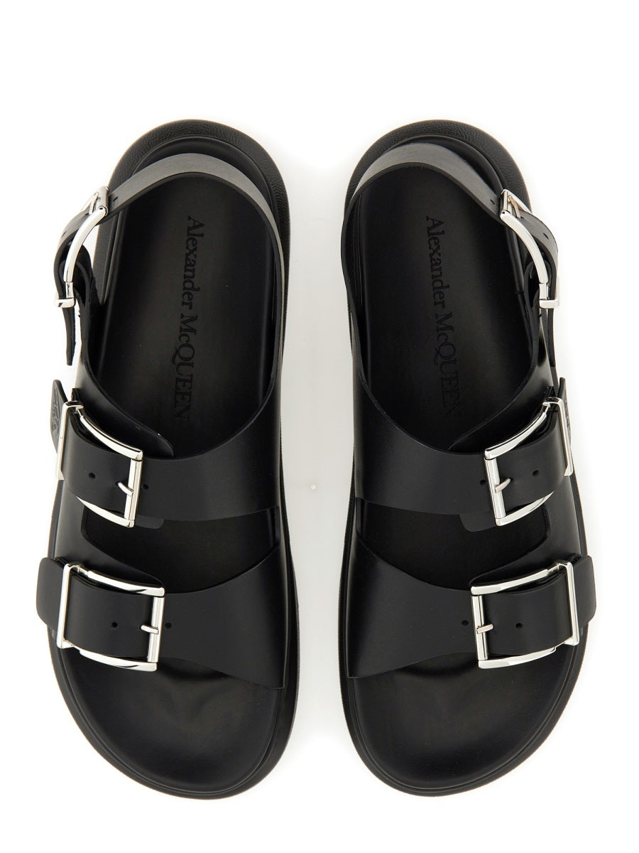 Alexander McQueen Shoes? Alexander Mcqueen Men Leather Sandal Premium Designer Casual Shoes