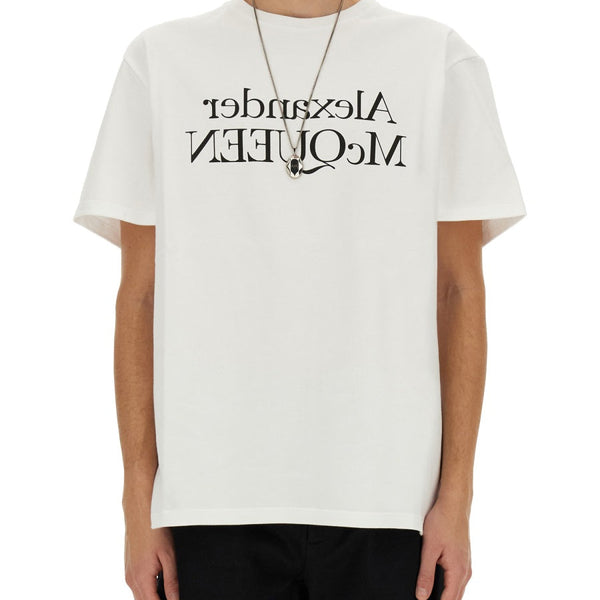 Alexander McQueen tee shirts luxury designer piece front view