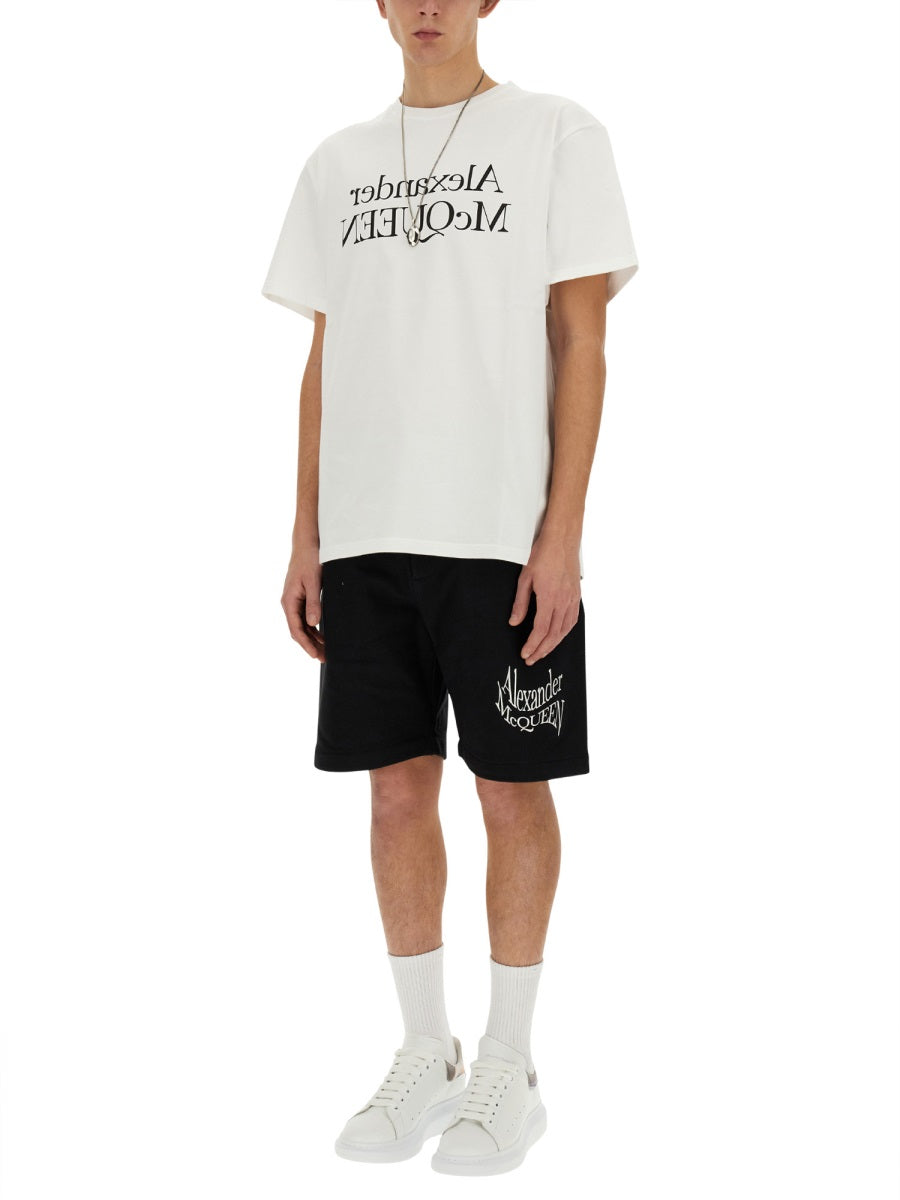 Alexander McQueen premium tee shirts detail and craftsmanship close-up