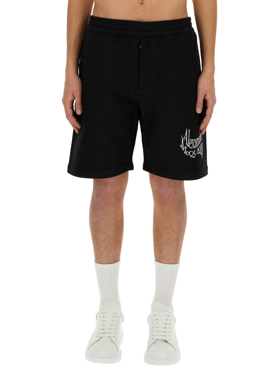 Alexander McQueen Accessories? Alexander Mcqueen Men Bermuda With Logo Luxury Designer Fashion Accessory