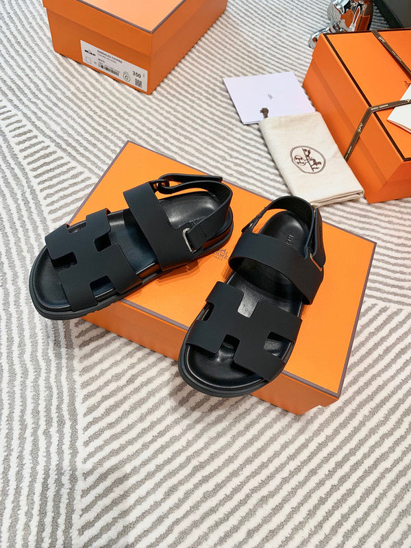 Hermes sandals Style 217 - styled lifestyle view