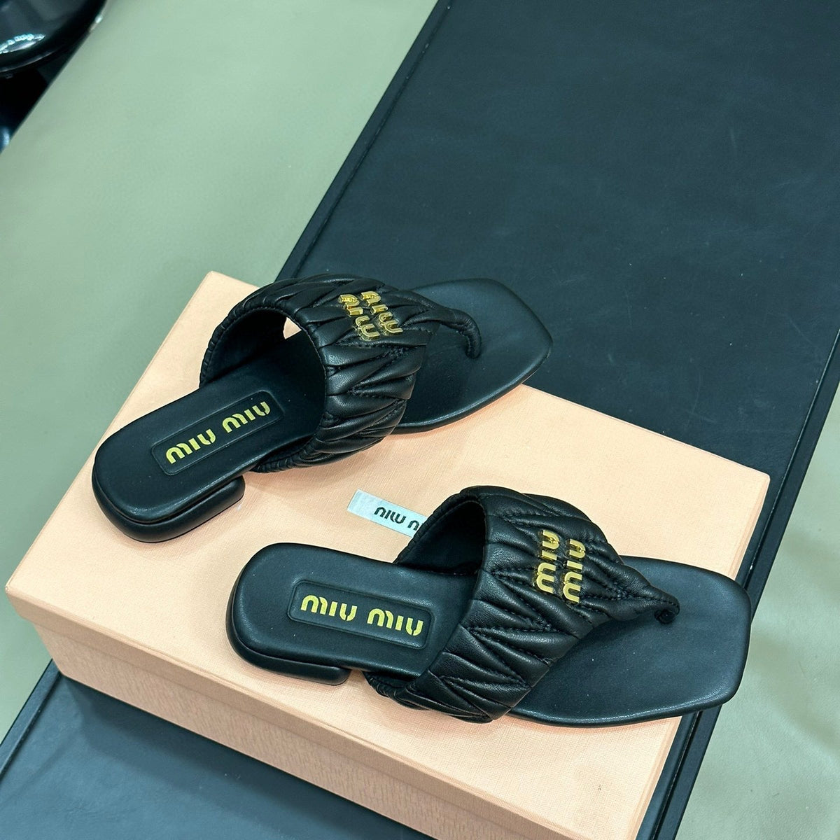 Shoes- Miu M Sandals Luxury Lifestyle Designer Footwear