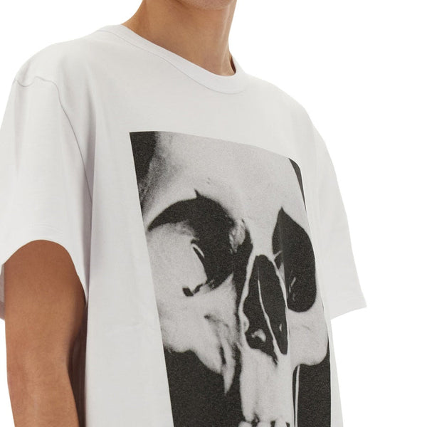 Alexander McQueen T-Shirts? Alexander Mcqueen Men Skull Print T-Shirt Premium Designer Cotton T-Shirt