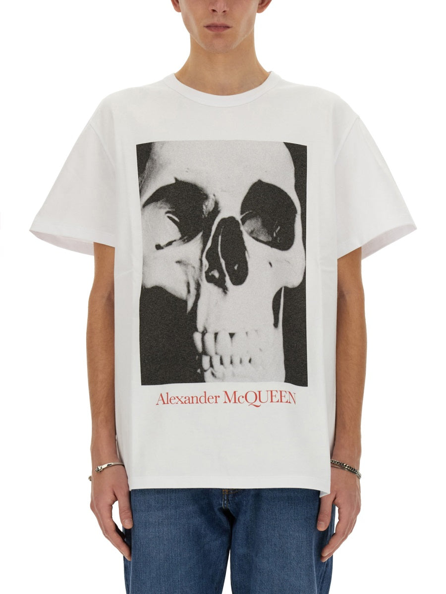Alexander McQueen tee shirts luxury designer piece front view