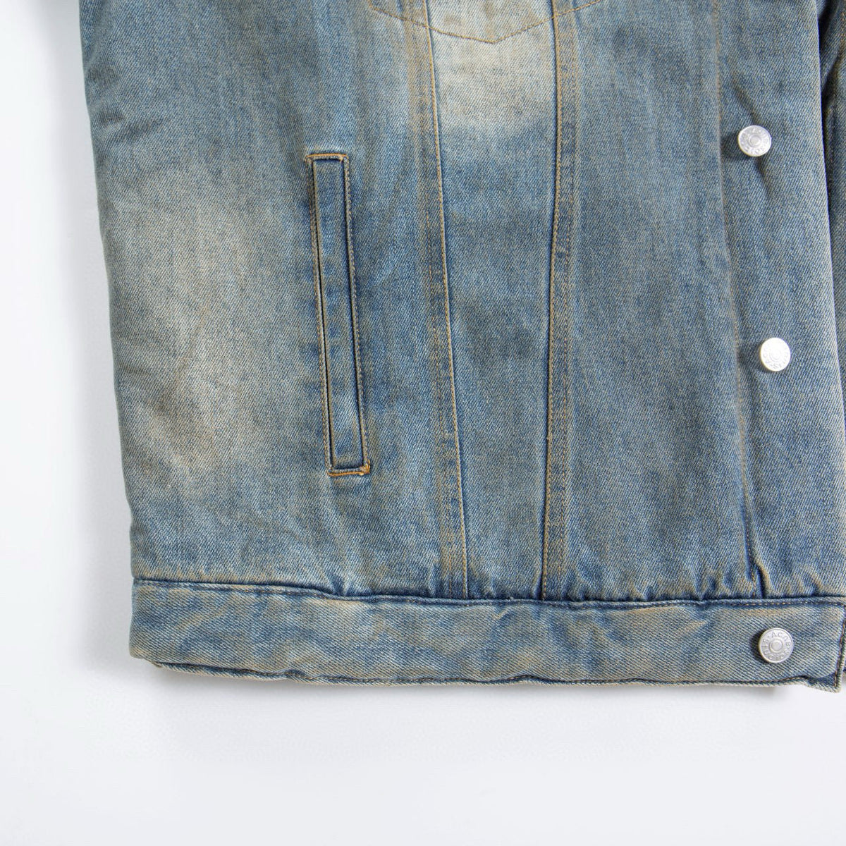 Acne Studios Denim Jacket detail shot – authentic designer craftsmanship