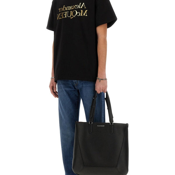 Alexander McQueen Bags? Alexander Mcqueen Men Tote Bag The Edge Elegant Everyday Designer Handbag
