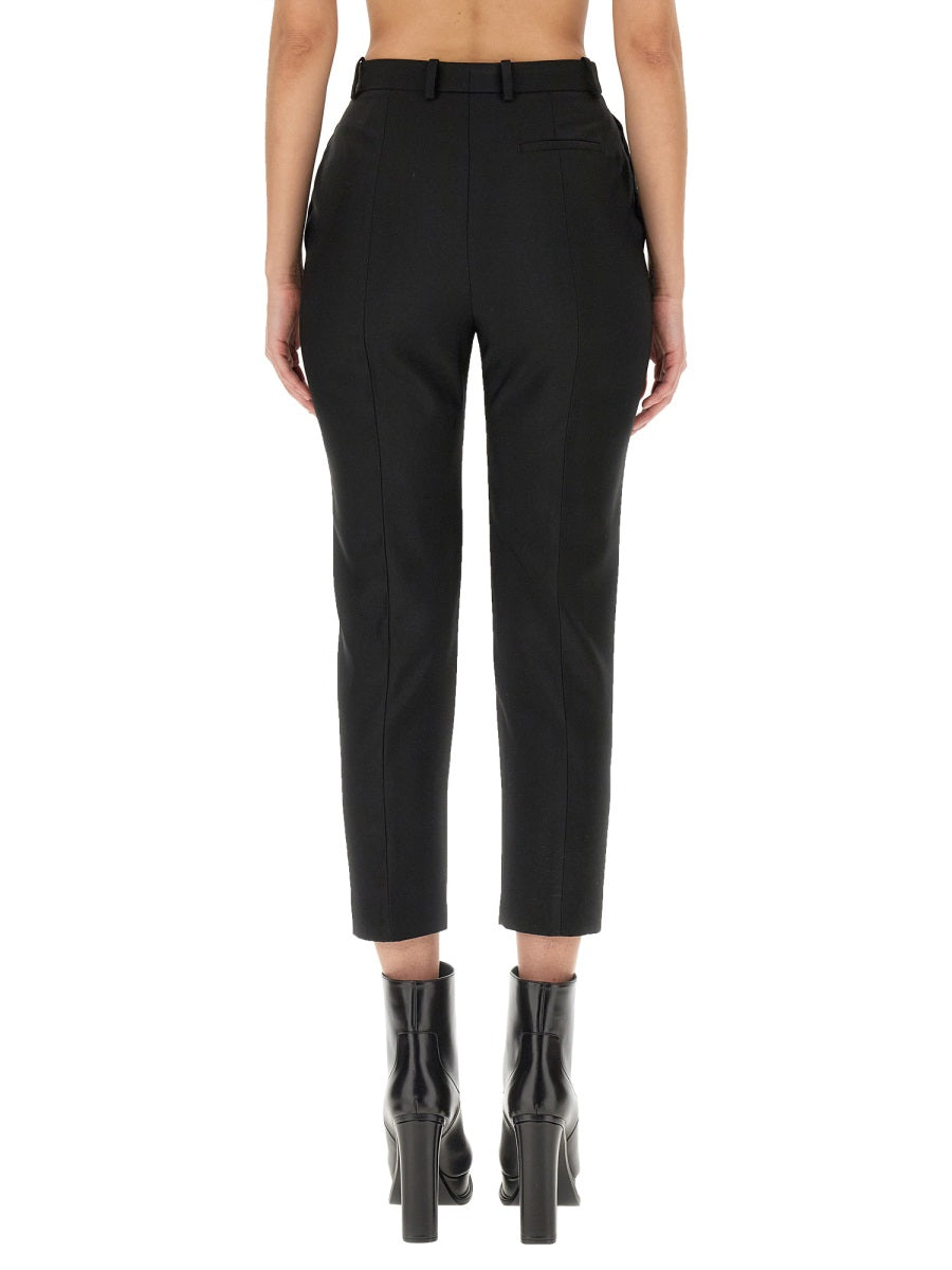 Alexander McQueen Pants? Alexander Mcqueen Women Cigarette Pants Tailored Everyday Designer Pants