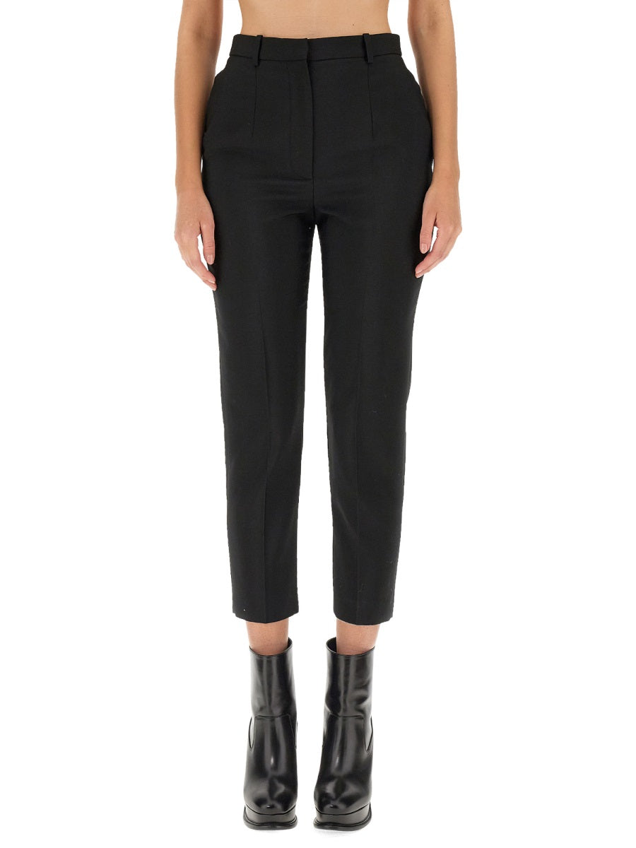 Alexander McQueen Pants? Alexander Mcqueen Women Cigarette Pants Tailored Everyday Designer Pants