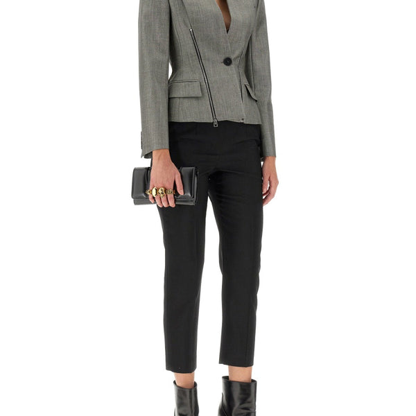 Alexander McQueen Pants? Alexander Mcqueen Women Cigarette Pants Tailored Everyday Designer Pants