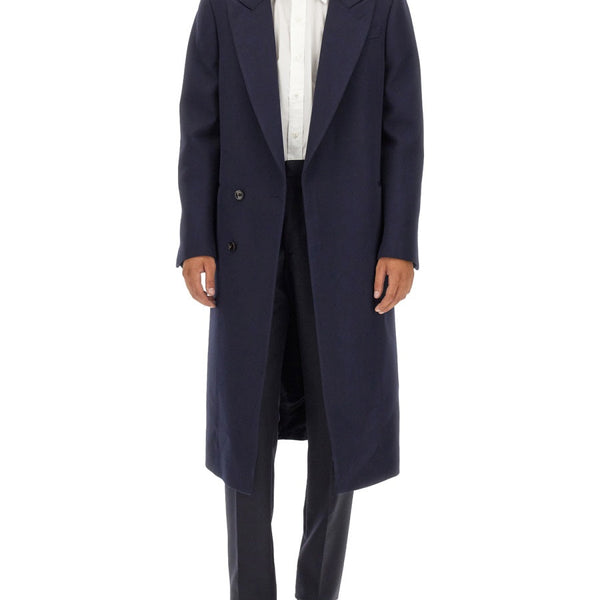 Alexander McQueen Jackets? Alexander Mcqueen Men Double-Breasted Coat Stylish Everyday Designer Outerwear