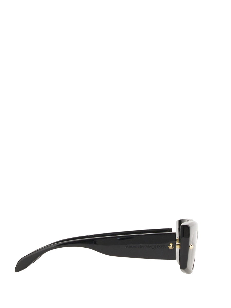 Alexander McQueen sunglasses side profile designer luxury fashion