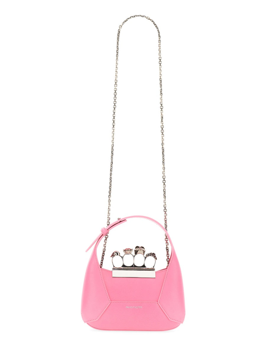 Alexander McQueen Bags? Alexander Mcqueen Women Jewelled Mini Hobo Bag Luxury Designer Leather Handbag