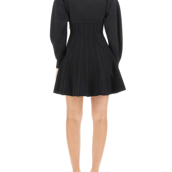 Alexander McQueen cocktail dresses side profile designer luxury fashion