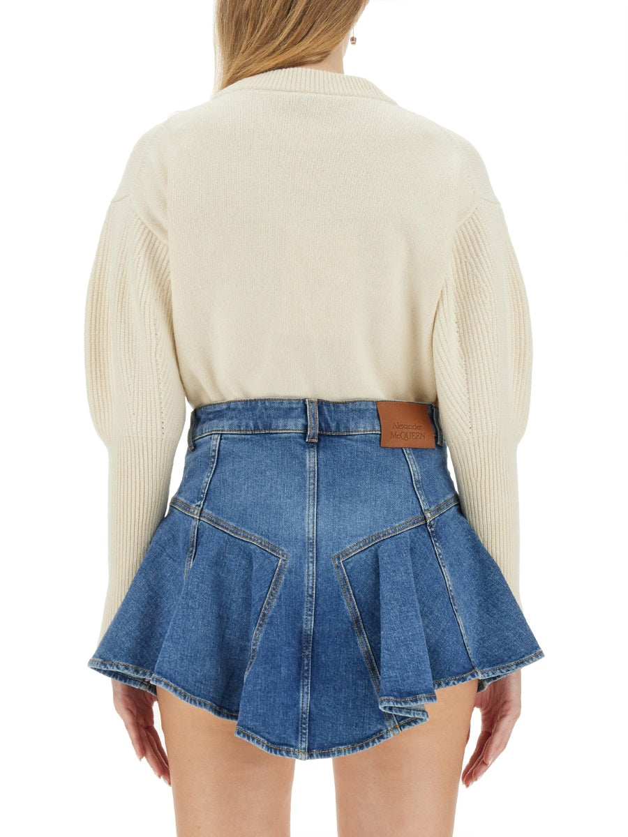 Alexander McQueen Accessories- Alexander Mcqueen Women Wool Jersey. Premium Everyday Designer Accessory