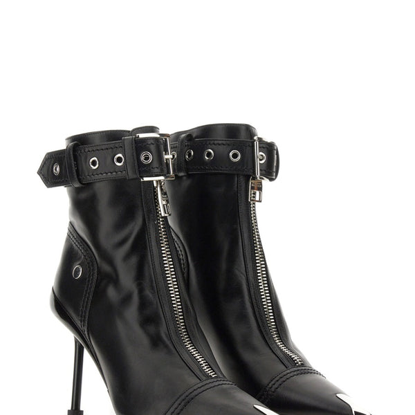 Alexander McQueen Shoes? Alexander Mcqueen Women Slash Biker Boot Luxury Lifestyle Designer Footwear
