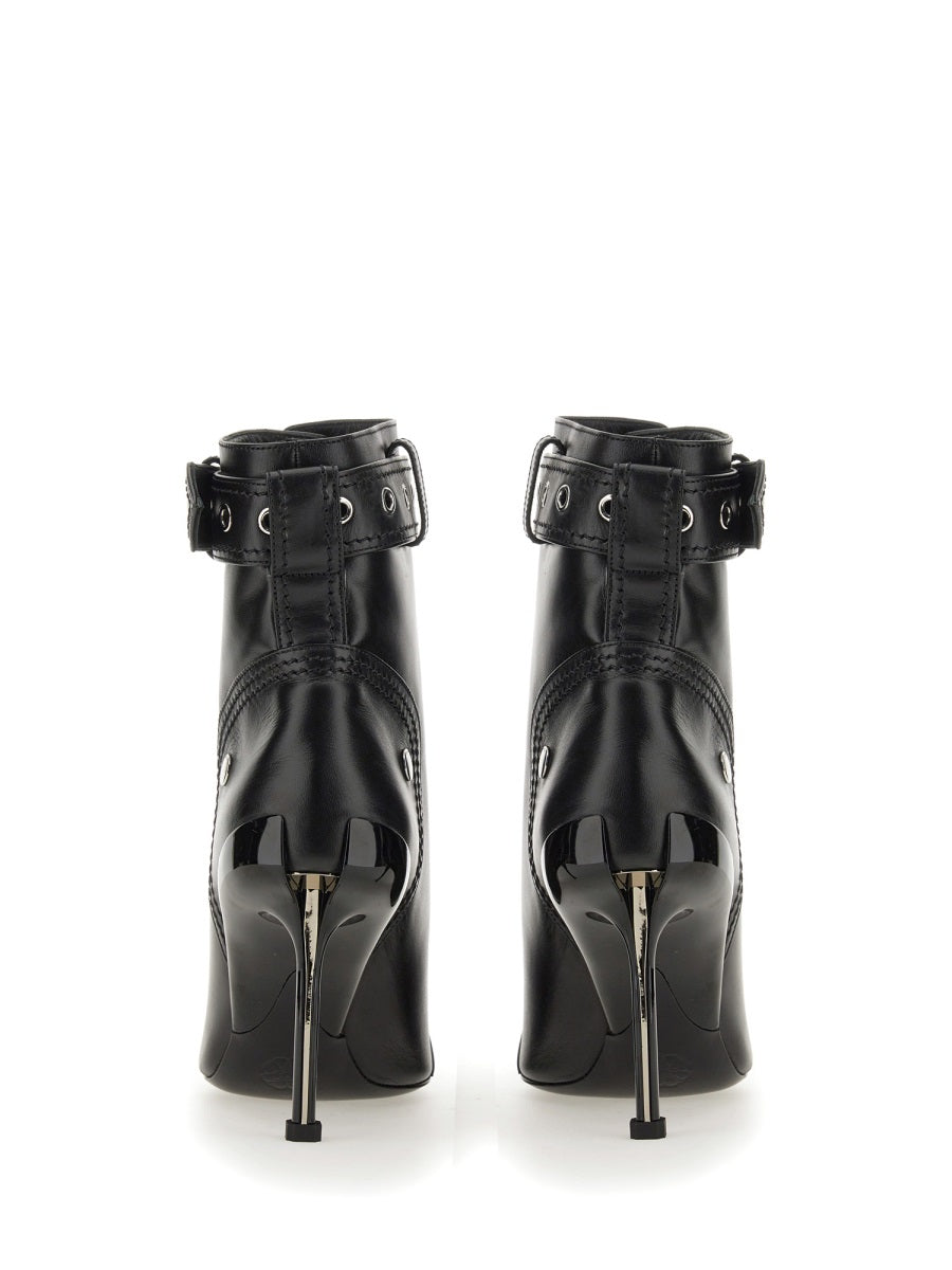 Alexander McQueen Shoes? Alexander Mcqueen Women Slash Biker Boot Luxury Lifestyle Designer Footwear