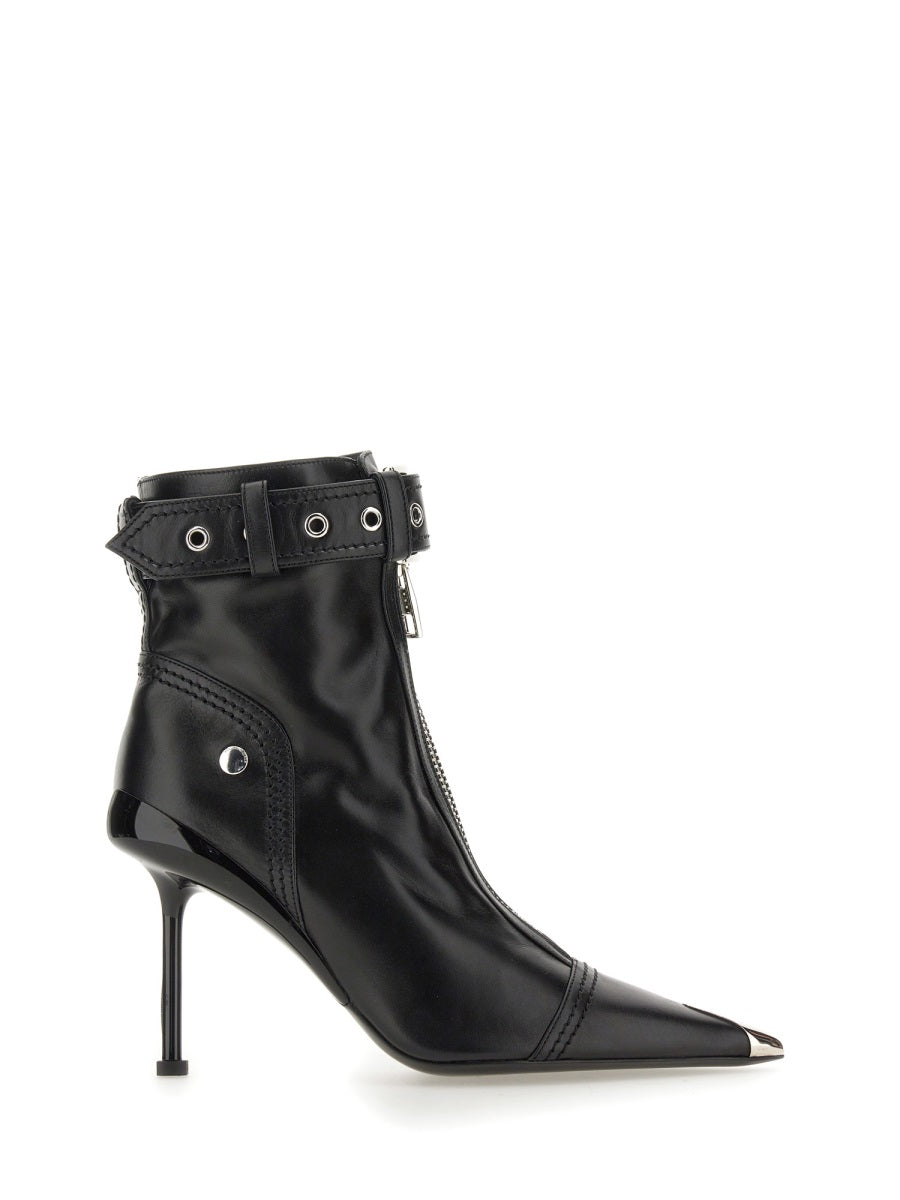 Alexander McQueen Shoes? Alexander Mcqueen Women Slash Biker Boot Luxury Lifestyle Designer Footwear