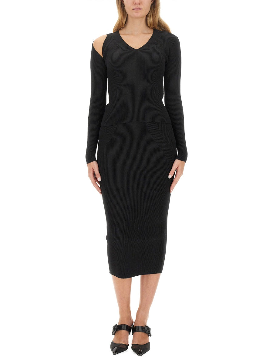 Alexander McQueen premium skirts detail and craftsmanship close-up