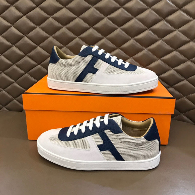 Hermès Beige High-Top Sneakers - Lifestyle Styling Shot