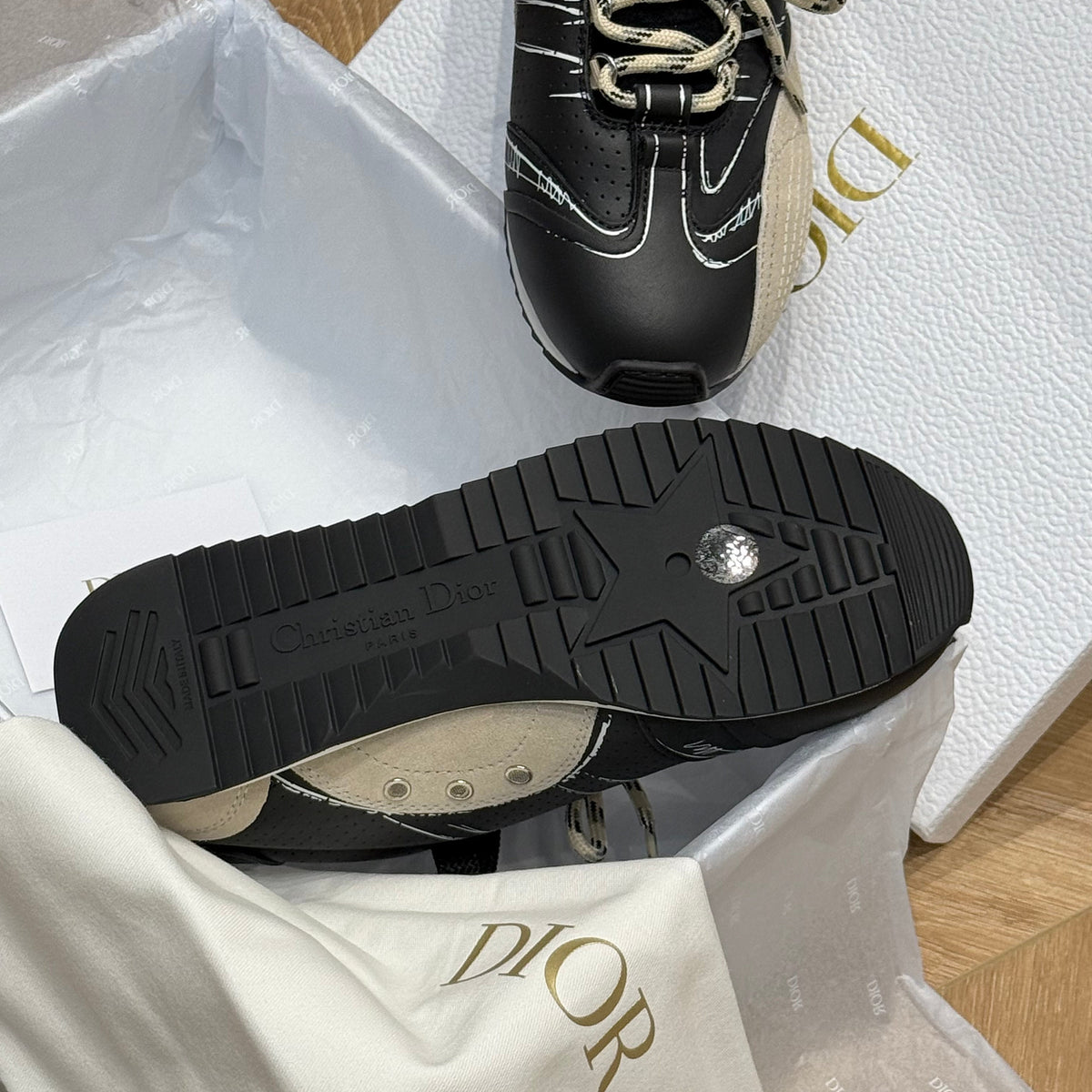 Dior Shoes- Dior D-sketch Sneaker Premium Designer Casual Shoes