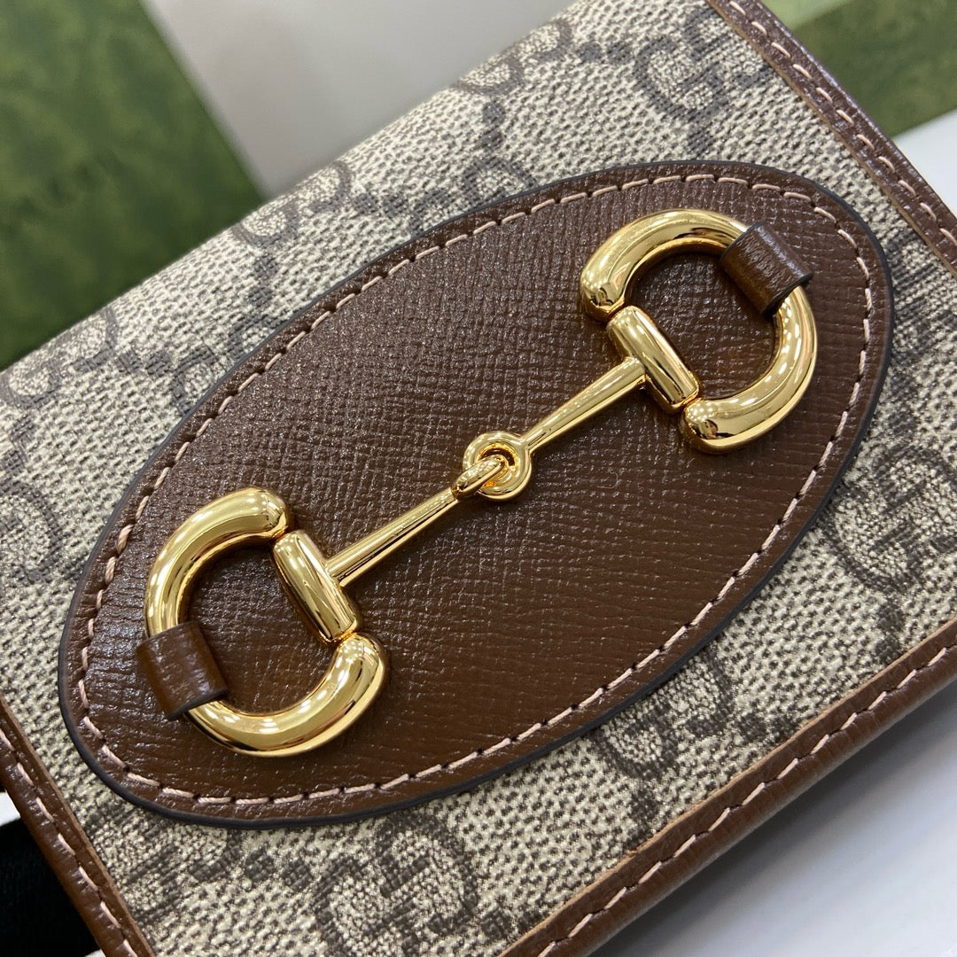 Gucci Wallets- Gucci Horsebit 1955 Card Wallet Nd Compact Luxury Card Wallet