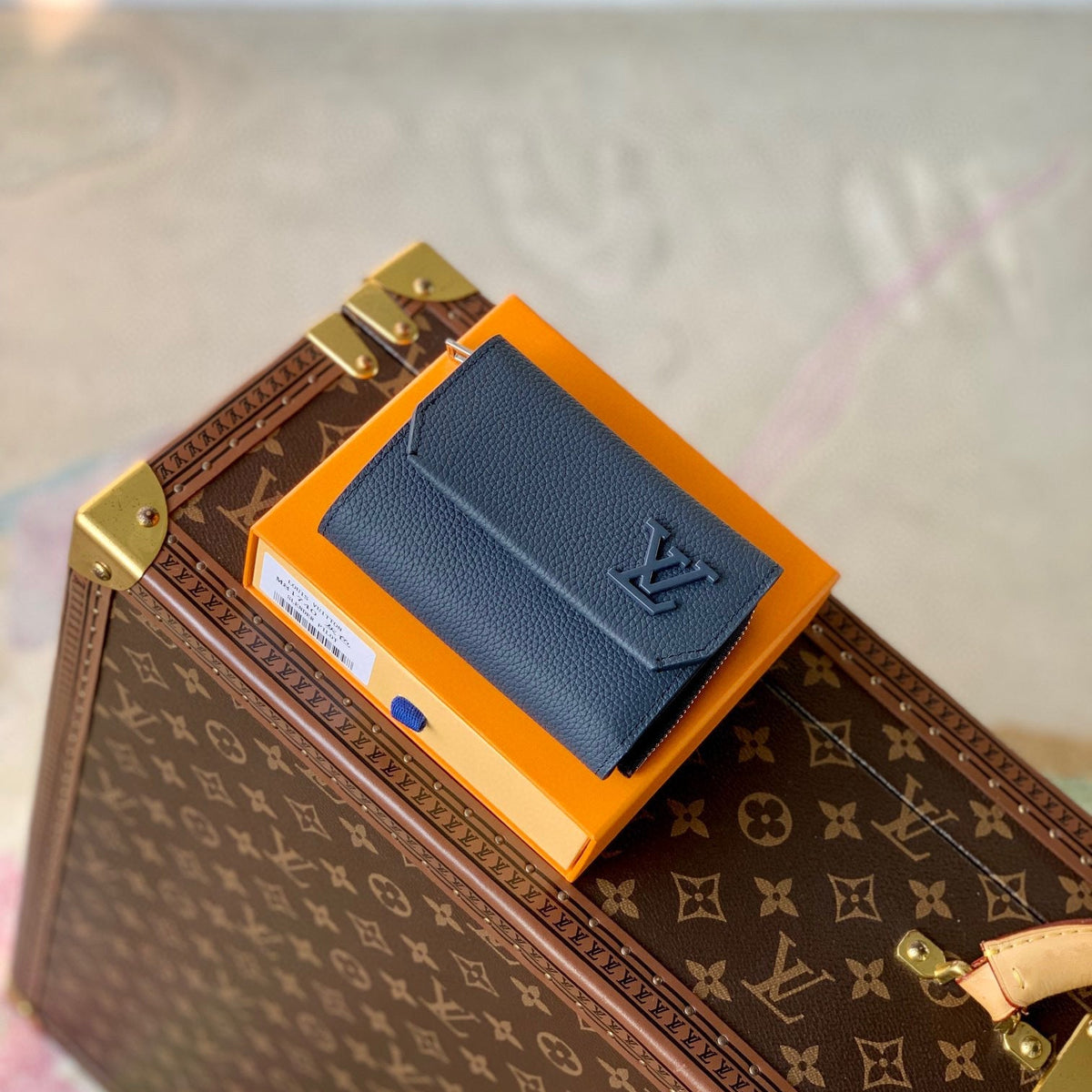 Louis Vuitton Wallets- Louis Vuitton Lou Pilot Wallet Elegant Everyday Leather Wallet