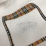 Burberry luxury t-shirt detail shot