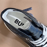Burberry Chocolate Brown Bow-Detail Flats - Detail Shot of Craftsmanship