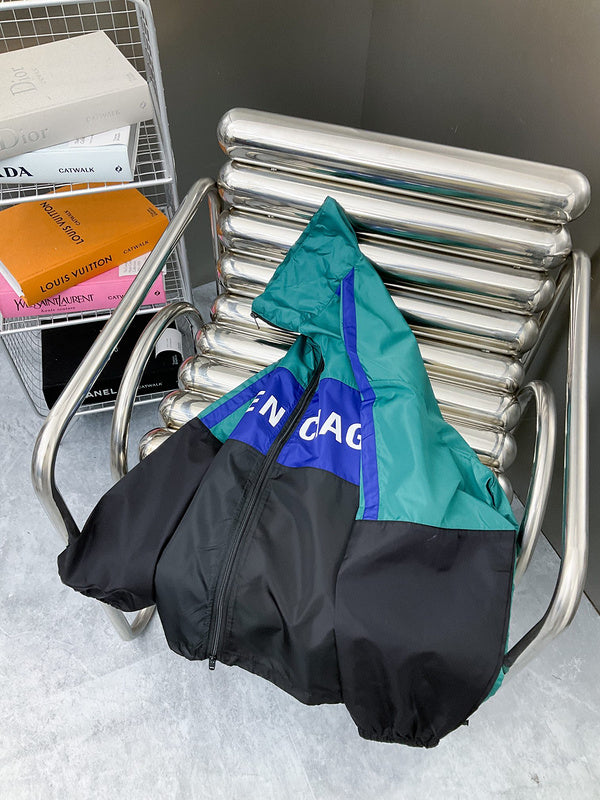 Close-up of Balenciaga designer clothing craftsmanship