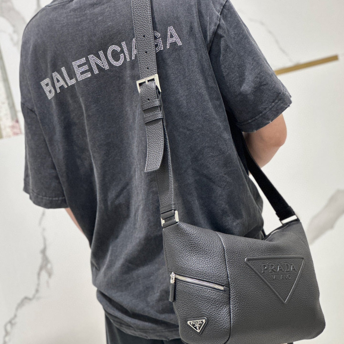 Bags- Pd Leather Bag With Shoulder Strap Premium Designer Shoulder Bag