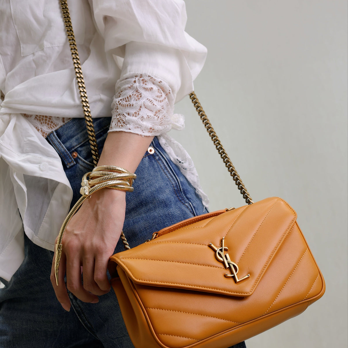 Saint Laurent Bags- Saint Laurent Loulou Small Bag Elegant Everyday Designer Handbag