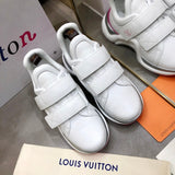 Louis Vuitton shoes Style 297 - close-up of statement logo accent