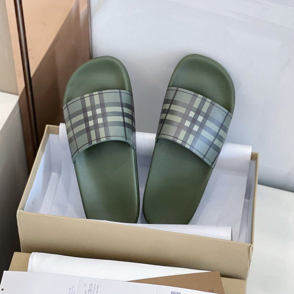 Burberry Nude Combat Boots - Angled View