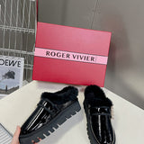 Close-up detail view of Roger Vivier luxury piece style No.064