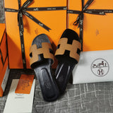 Hermès Black Gladiator Sandals - Detail Shot of Craftsmanship