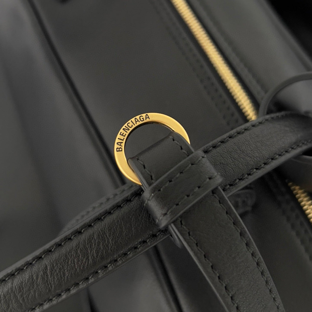 Bags- Bal Carrie Bowling Bag Medium Luxury Designer Leather Handbag